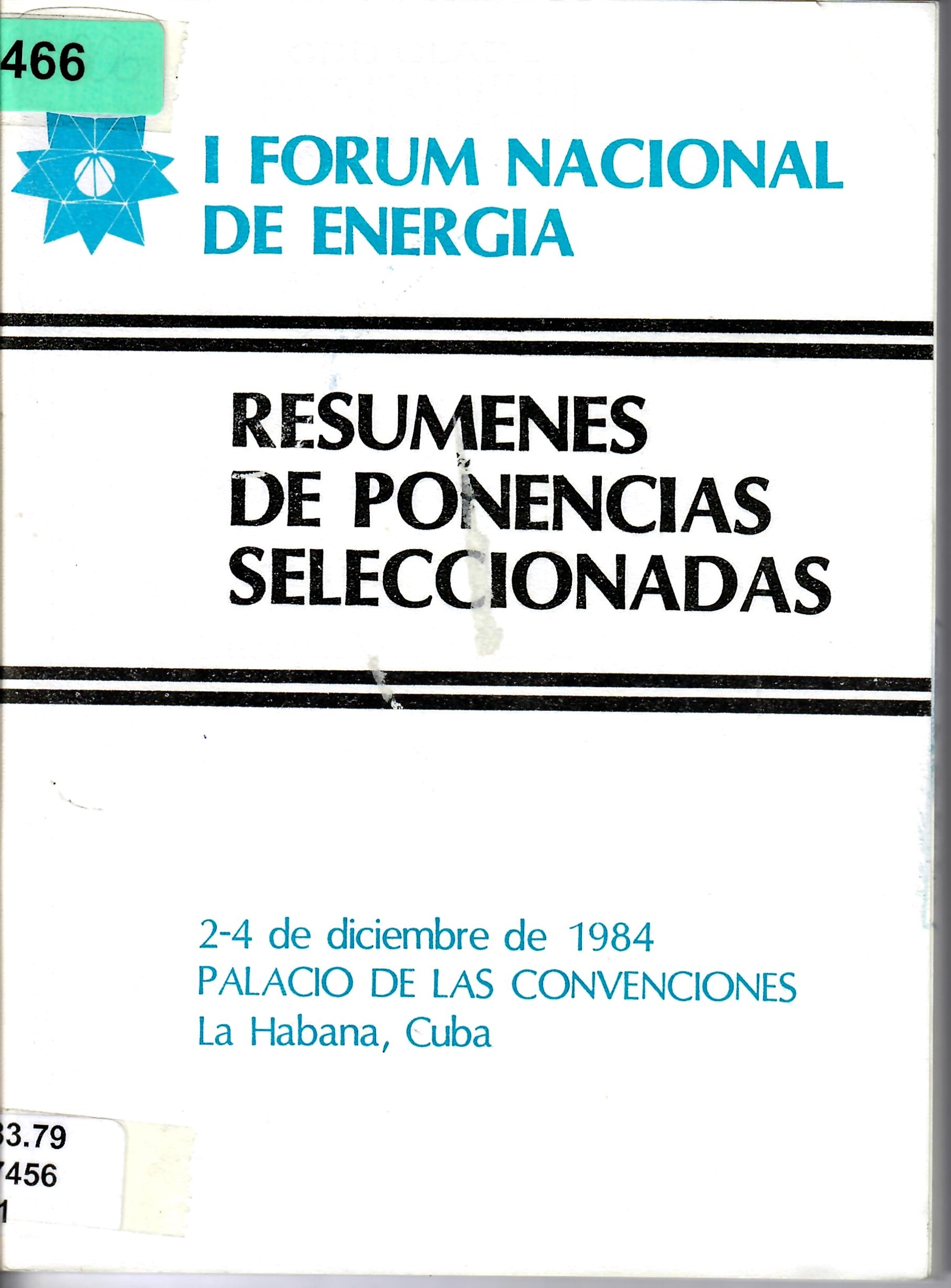 RESUMENES DE PONENCIAS SELECCIONADAS