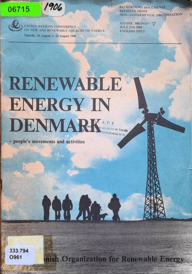 RENEWABLE ENERGY IN DENMARK - people's movements and activities