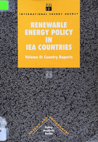 RENEWABLE ENERGY POLICY IN IEA COUNTRIES Volume Il: Country Reports