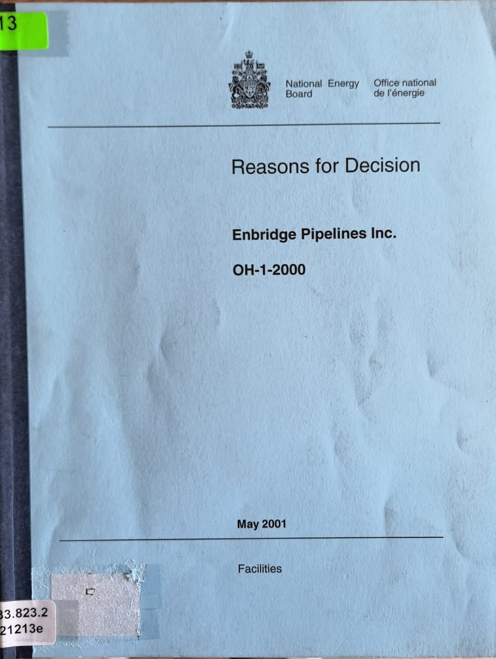 Reasons for Decision