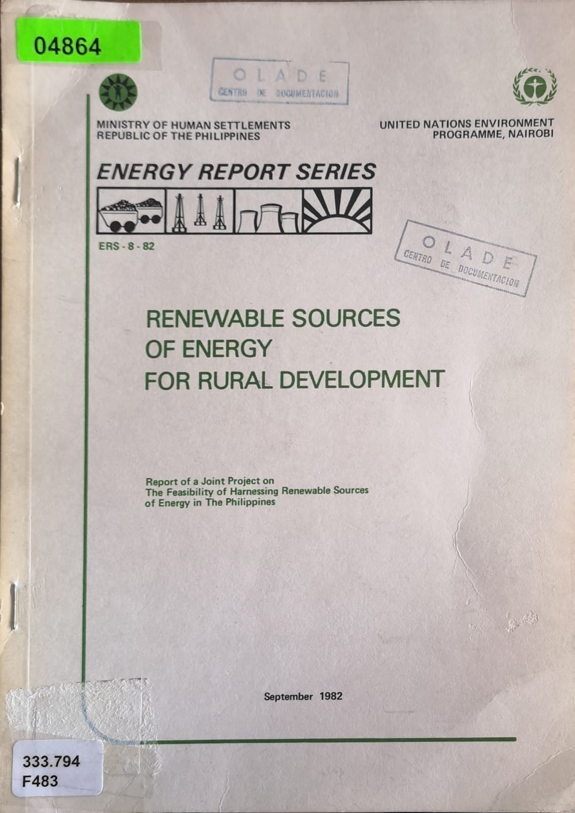 RENEWABLE SOURCES OF ENERGY FOR RURAL DEVELOPMENT