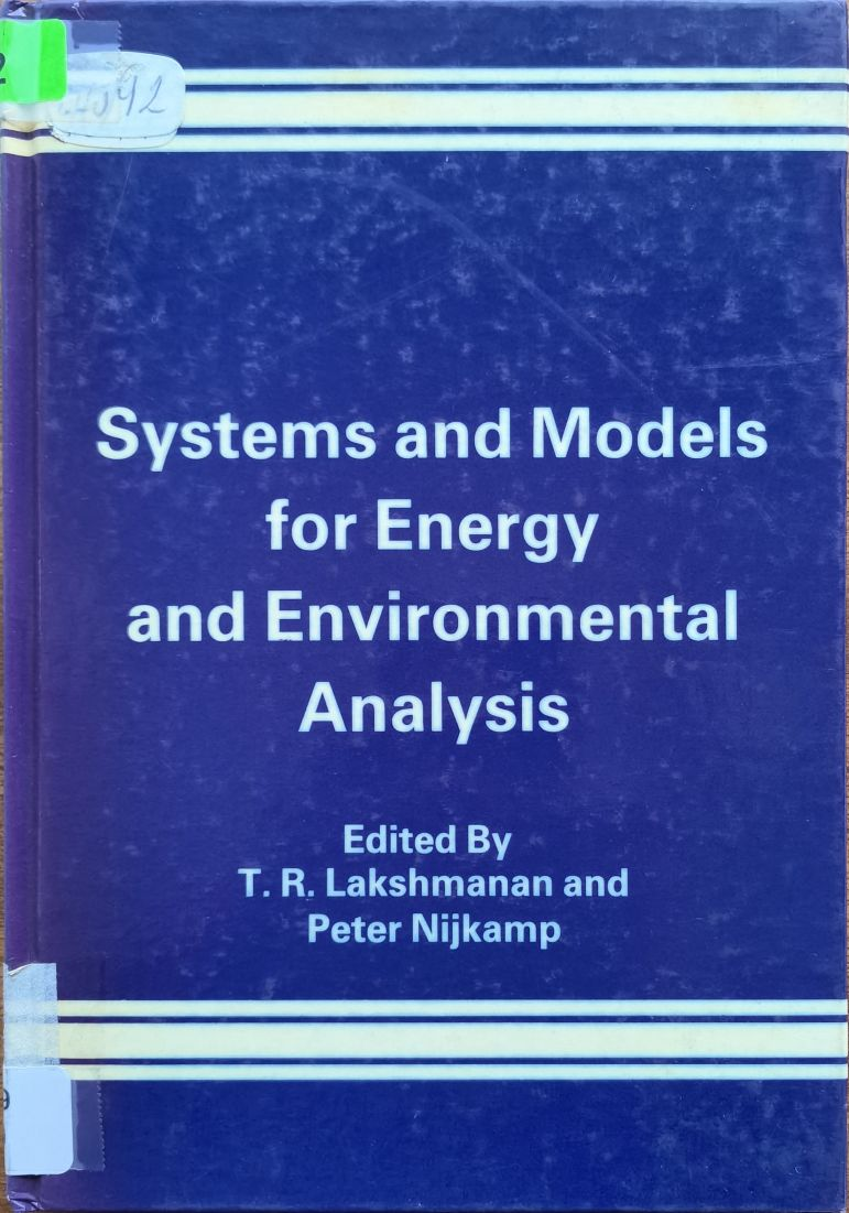 Systems and Models for Energy and Environmental Analysis