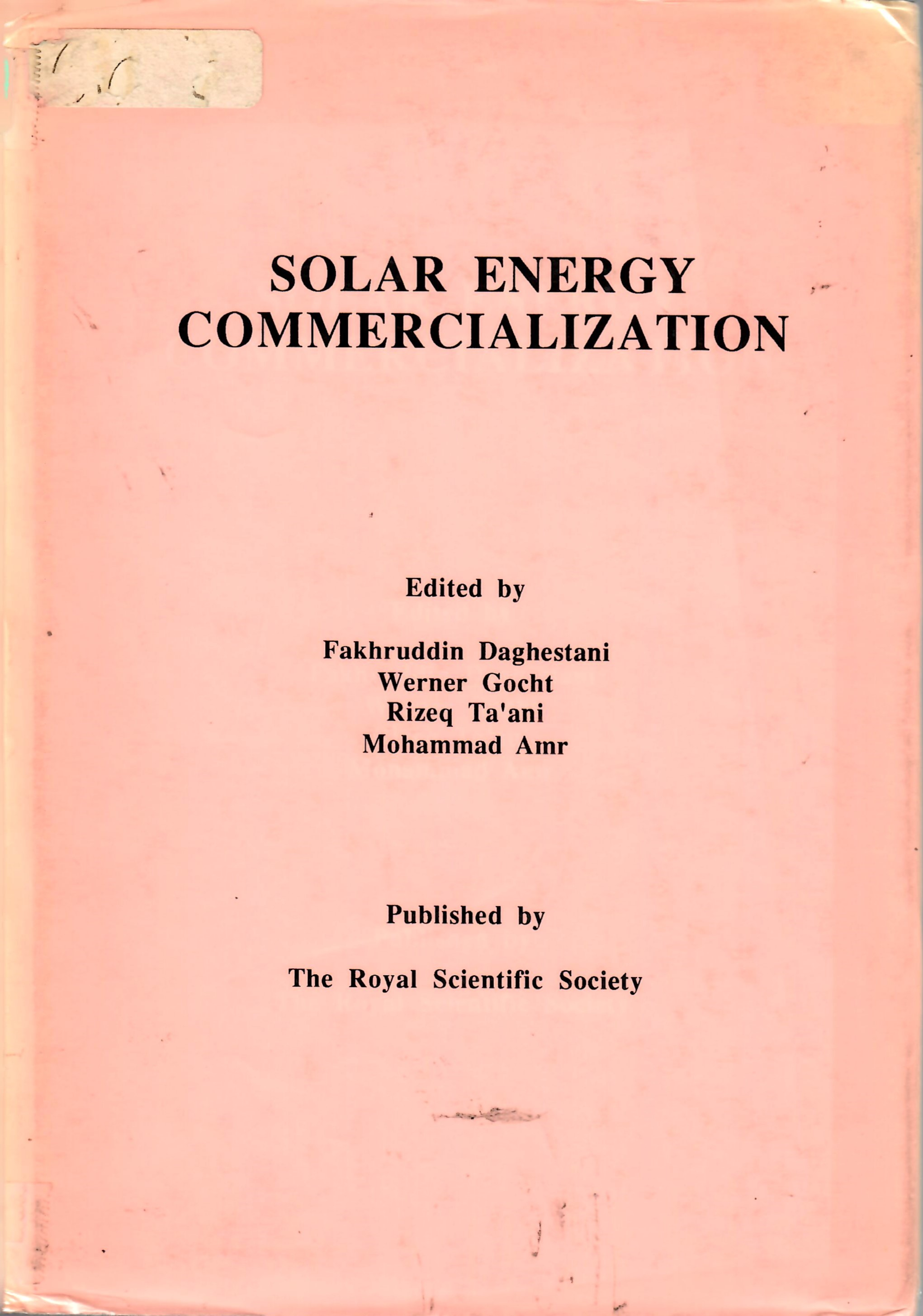 SOLAR ENERGY COMMERCIALIZATION