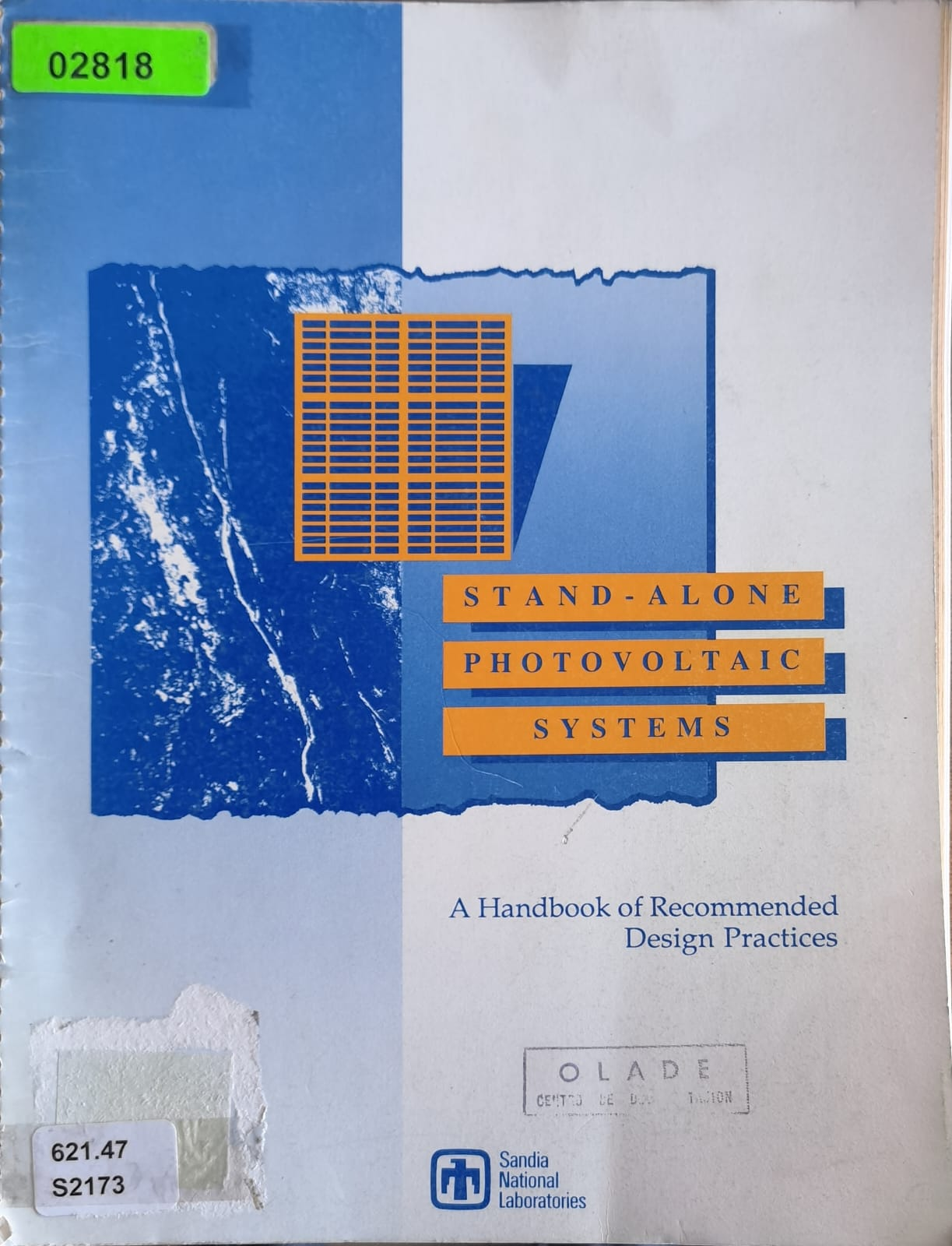 STAND-ALONE PHOTOVOLTAIC SYSTEMS A Handbook of Recommended Design Practices
