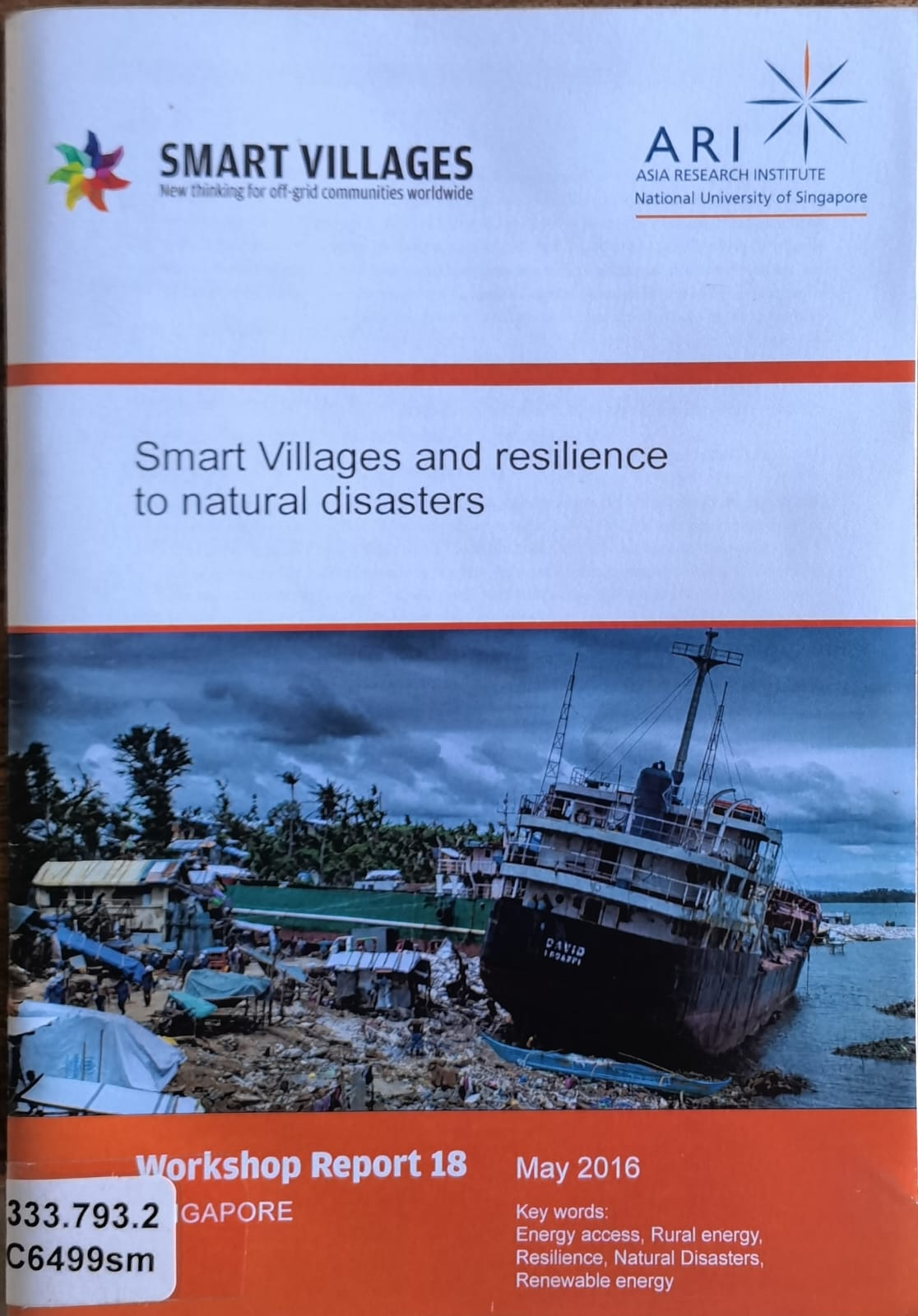 Smart Villages and resilience to natural disasters