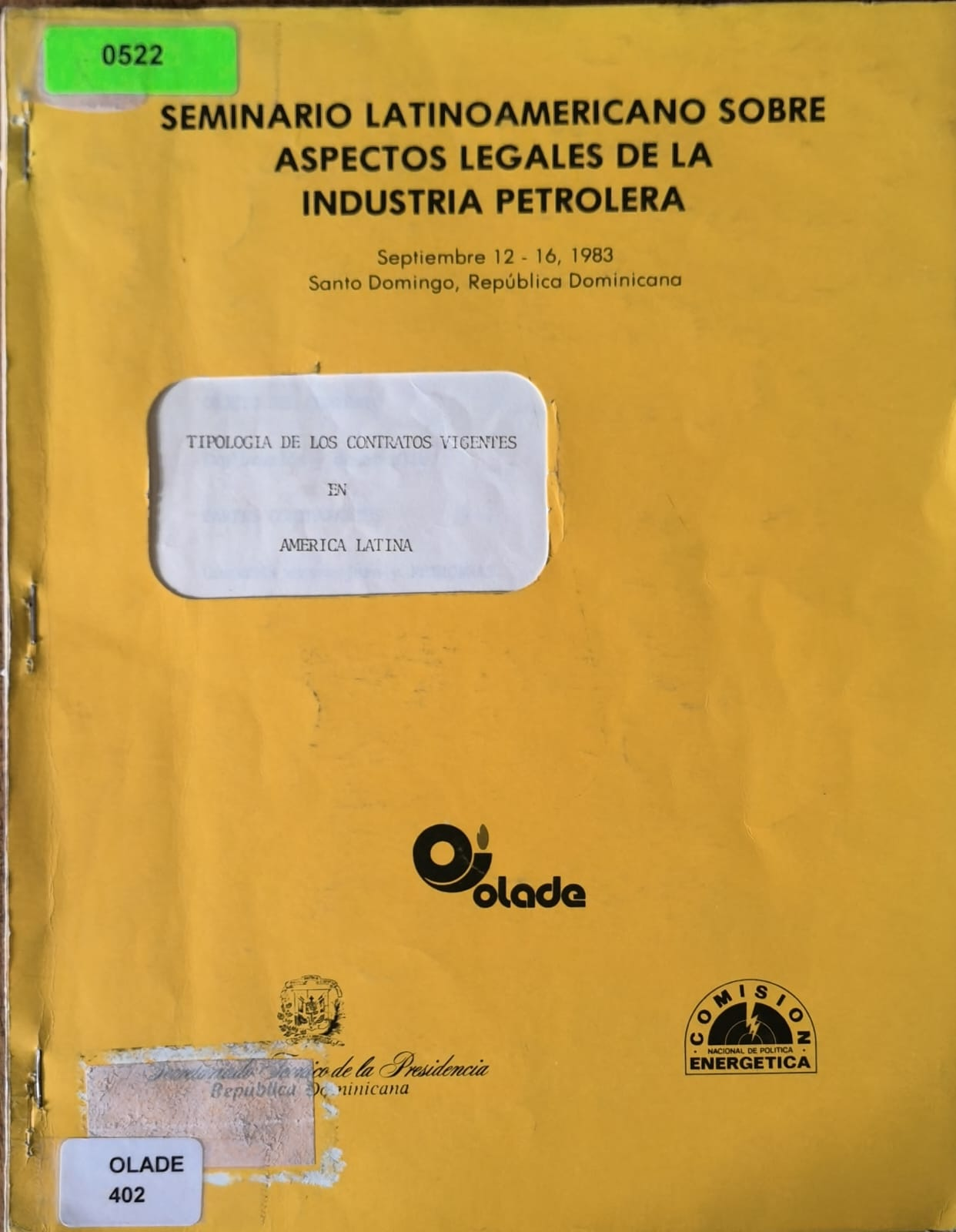 TIPOLOGIA DE LOS CONTRATOS VIGENTES EN AMERICA LATINA