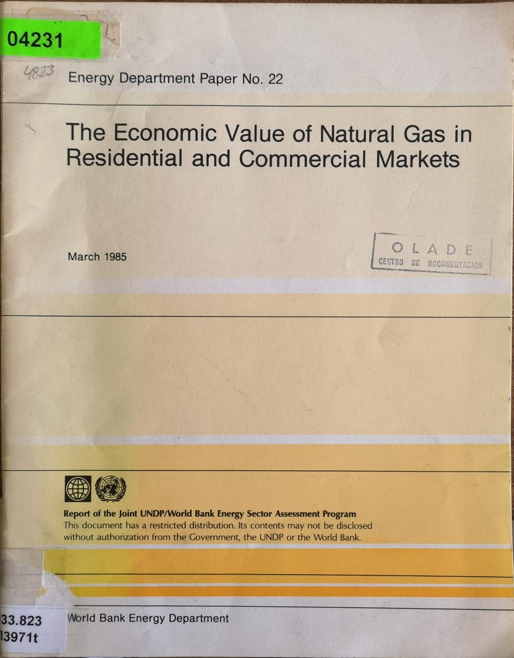 The Economic Value of Natural Gas in Residential and Commercial Markets