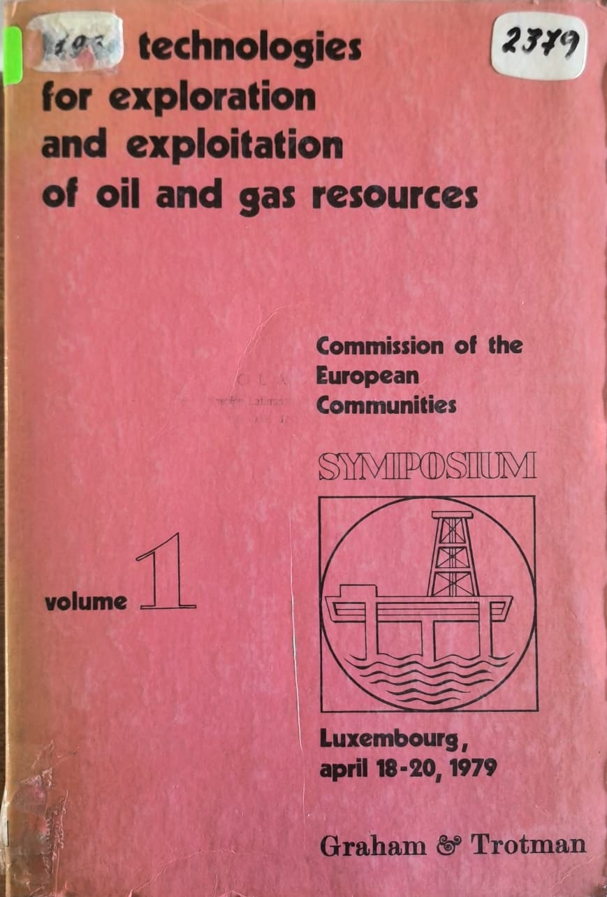 technologies for exploration and exploitation of oil and gas resources - Vol 1