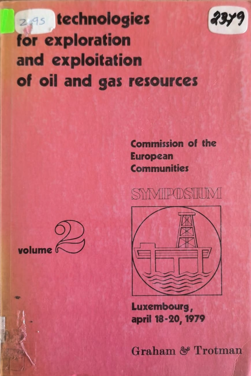 technologies for exploration and exploitation of oil and gas resources - Vol 2