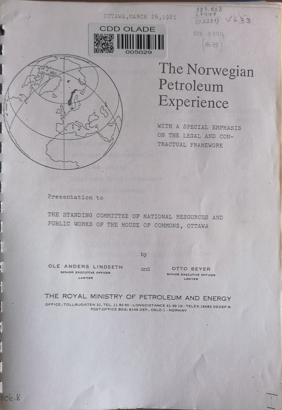 The Norwegian Petroleum Experience