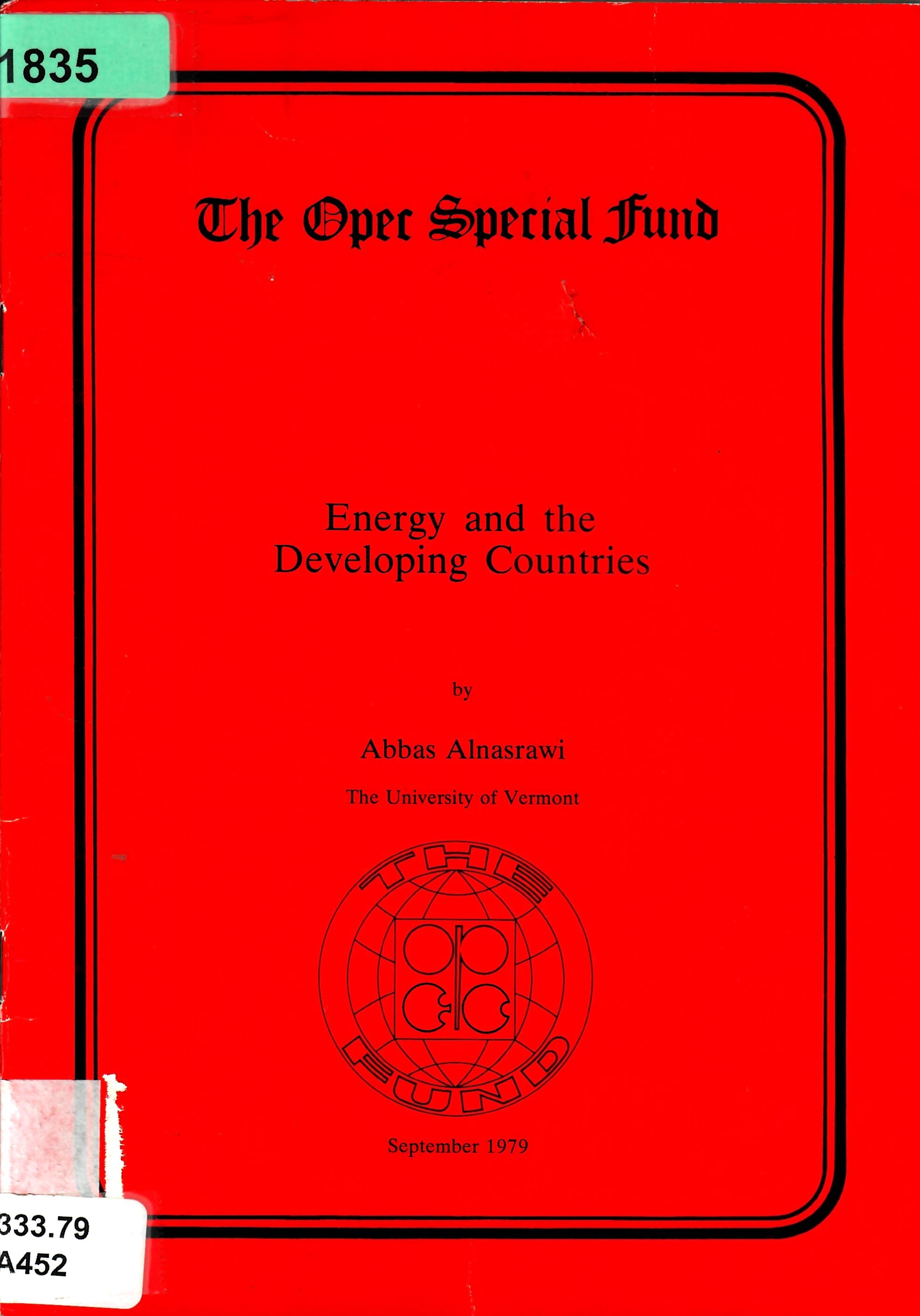 The Oper Special Fund Energy and the Developing Countries