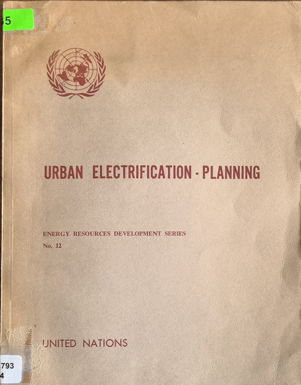 URBAN ELECTRIFICATION - PLANNING