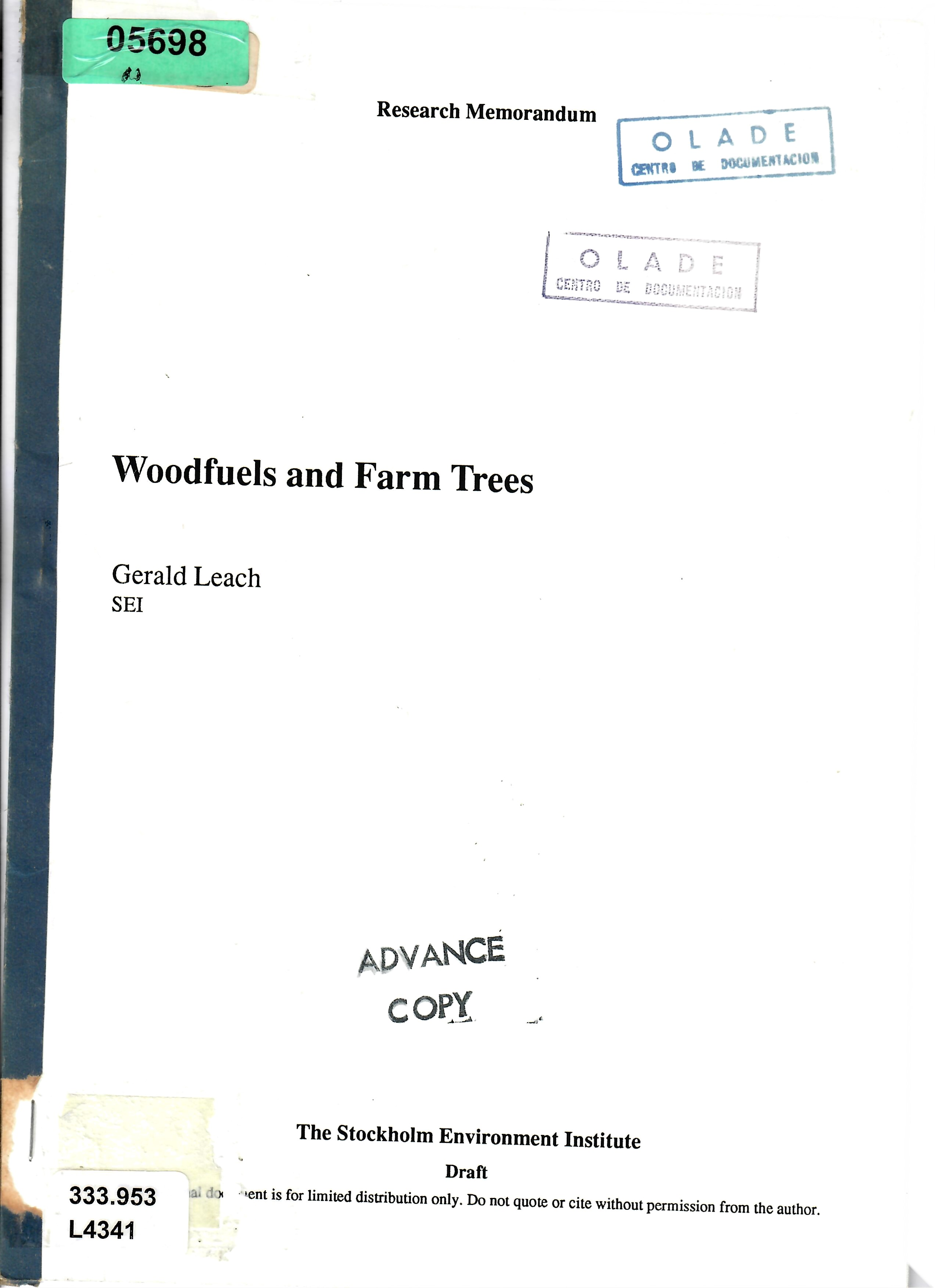 Woodfuels and Farm Trees