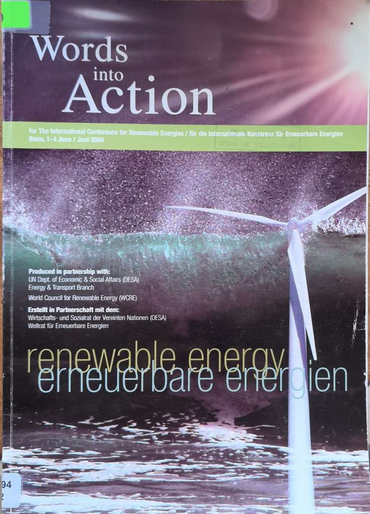 Words into Action renewable energy erneuerbare energien